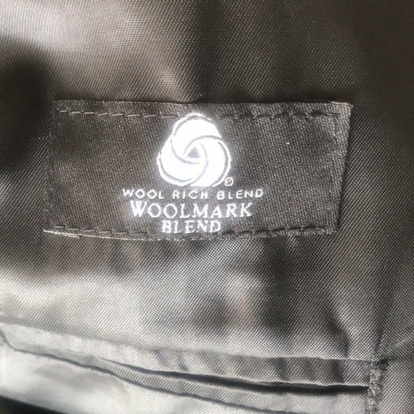 Men’s Black Premium Wool Winter Coat - Mexx Size Medium - Picture 5 of 6